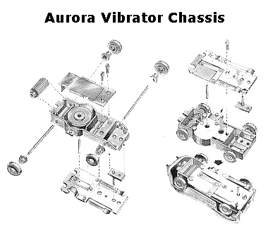 Aurora Model Motoring Vibrator Chassis Diagram