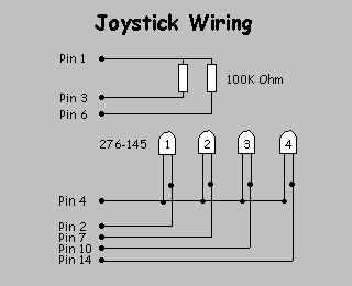 Joystick Game Port Interface Wiring Diagram