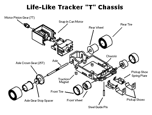 Life-Like Tracker "T" Chassis Diagram