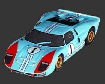 Tomy AFX Ford GT40 Blue #1 - MG