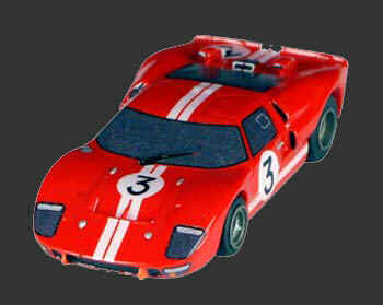 Tomy AFX Ford GT40 Red #3 - MG