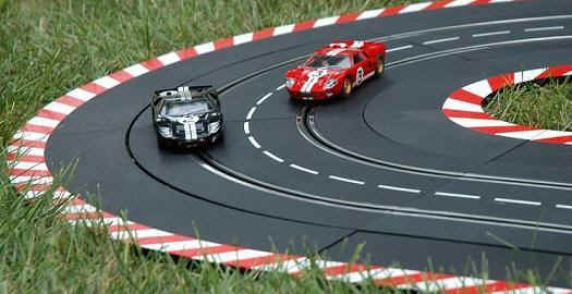 Ford GT40 Racing Action