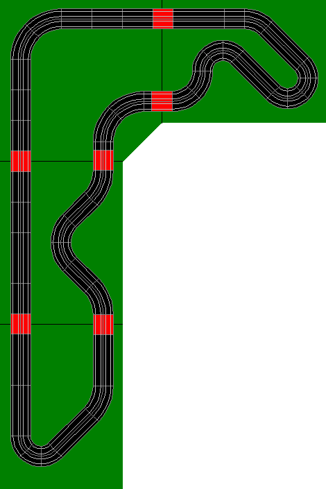 STrak 8x12 L-Shaped Raceway