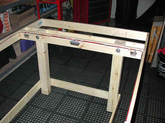 4 x 8 Table Frame with Wiring Installed