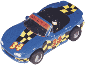 Mazda Miata Racer - Blue #34