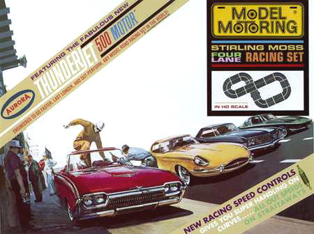 Aurora Model Motoring 4-Lane Stirling Moss Race Set