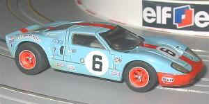 Ford GT40 Kit Painted Blue/Orange