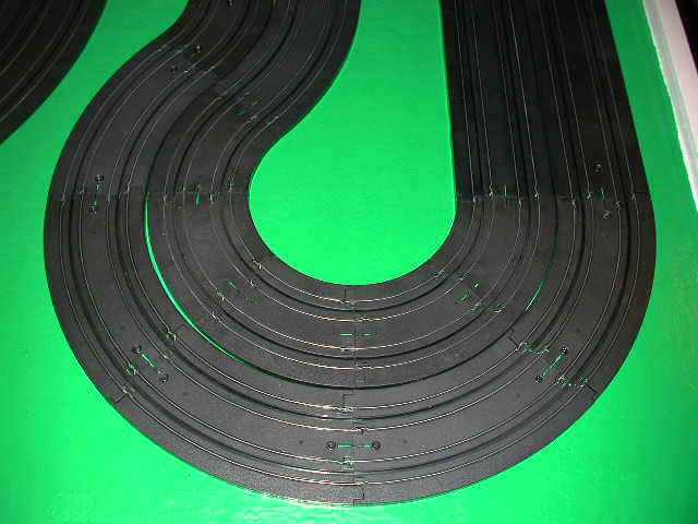 Outer Track Sections Fastened & Hidden