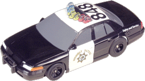 Tomy AFX Highway Patrol #848 - MG